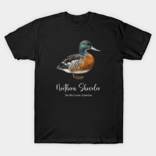 Northern Shoveler  - The Bird Lover Collection T-Shirt